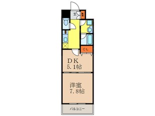 レフィ－ナカルム江坂の物件間取画像